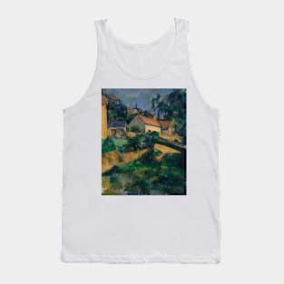 Turning Road at Montgeroult by Paul Cezanne Tank Top